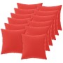 Párna huzat 12 pcs heerlen piros 40 x 40 cm poliészter