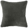 Párna huzat 2 pcs heerlen sötétszürke 40 x 40 cm bouclé