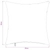 Párna huzat 12 pcs heerlen fekete 40 x 40 cm flanell