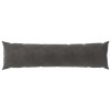 Párna huzat 2 pcs heerlen sötétszürke 40 x 145 cm bársony