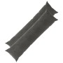 Párna huzat 2 pcs heerlen sötétszürke 40 x 145 cm bársony