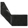 Párna huzat 2 pcs heerlen fekete 40 x 145 cm bársony