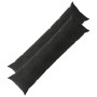 Párna huzat 2 pcs heerlen fekete 40 x 145 cm bársony