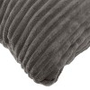 Párna huzat 2 pcs heerlen sötétszürke 40 x 145 cm cord