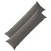 Párna huzat 2 pcs heerlen sötétszürke 40 x 145 cm cord