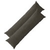 Párna huzat 2 pcs heerlen antracitszürke 40 x 145 cm cord
