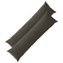 Párna huzat 2 pcs heerlen antracitszürke 40 x 145 cm cord
