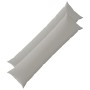 Párna huzat 2 pcs heerlen szürke 40 x 145 cm poliészter