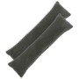 Párna huzat 2 pcs heerlen sötétszürke 40 x 145 cm bouclé