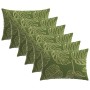 Párna huzat 6 pcs heerlen levélminta 40 x 60 cm poliészter