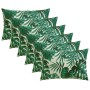 Párna huzat 6 pcs heerlen levélminta 40 x 60 cm poliészter
