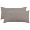 Párna huzat 2 pcs heerlen világosszürke 40 x 70 cm bouclé