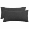 Párna huzat 2 pcs heerlen sötétszürke 40 x 70 cm bouclé