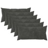 Párna huzat 6 pcs heerlen antracitszürke 40 x 70 cm