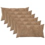 Párna huzat 6 pcs heerlen tópszínű 40 x 70 cm mikroszálas plüss