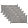 Párna huzat 6 pcs heerlen világosszürke 40 x 70 cm