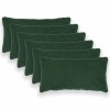 Párna huzat 6 pcs heerlen sötétzöld 40 x 70 cm bouclé