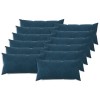 Párna huzat 12 pcs heerlen kék 40 x 80 cm bársony