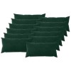 Párna huzat 12 pcs heerlen sötétzöld 40 x 80 cm bársony