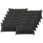 Párna huzat 12 pcs heerlen fekete 40 x 80 cm bársony
