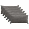 Párna huzat 6 pcs heerlen sötétszürke 40 x 80 cm cord
