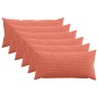 Párna huzat 6 pcs heerlen piros narancs 40 x 80 cm cord