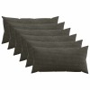 Párna huzat 6 pcs heerlen antracitszürke 40 x 80 cm cord