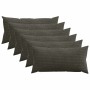 Párna huzat 6 pcs heerlen antracitszürke 40 x 80 cm cord