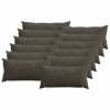 Párna huzat 12 pcs heerlen antracitszürke 40 x 80 cm cord