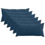 Párna huzat 6 pcs heerlen sötétkék 40 x 80 cm cord