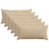 Párna huzat 6 pcs heerlen tópszínű 40 x 80 cm cord