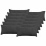 Párna huzat 12 pcs heerlen sötétszürke 40 x 80 cm bouclé
