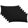 Párna huzat 6 pcs heerlen fekete 40 x 80 cm bouclé