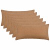 Párna huzat 6 pcs heerlen bézs 40 x 80 cm bouclé