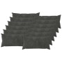 Párna huzat 12 pcs heerlen antracitszürke 40 x 80 cm