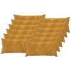 Párna huzat 12 pcs heerlen sárga 40 x 80 cm mikroszálas plüss