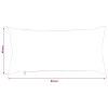 Párna huzat 2 pcs heerlen kék 40 x 80 cm mikroszálas plüss