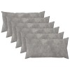 Párna huzat 6 pcs heerlen világosszürke 40 x 80 cm