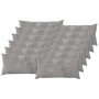 Párna huzat 12 pcs heerlen világosszürke 40 x 80 cm