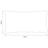 Párna huzat 2 pcs heerlen királykék 40 x 80 cm poliészter