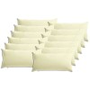 Párna huzat 12 pcs heerlen krémszínű 40 x 80 cm poliészter