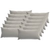 Párna huzat 12 pcs heerlen szürke 40 x 80 cm poliészter