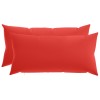 Párna huzat 2 pcs heerlen piros 40 x 80 cm poliészter