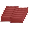 Párna huzat 12 pcs heerlen bordó 40 x 80 cm poliészter
