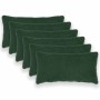 Párna huzat 6 pcs heerlen sötétzöld 40 x 80 cm bouclé