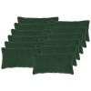 Párna huzat 12 pcs heerlen sötétzöld 40 x 80 cm bouclé