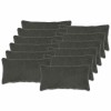 Párna huzat 12 pcs heerlen sötétszürke 40 x 80 cm bouclé