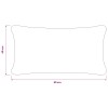 Párna huzat 12 pcs heerlen sötétszürke 40 x 80 cm bouclé