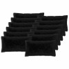 Párna huzat 12 pcs heerlen fekete 40 x 80 cm pv mikroplüss