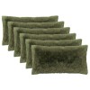 Párna huzat 6 pcs heerlen zöld 40 x 80 cm pv mikroplüss